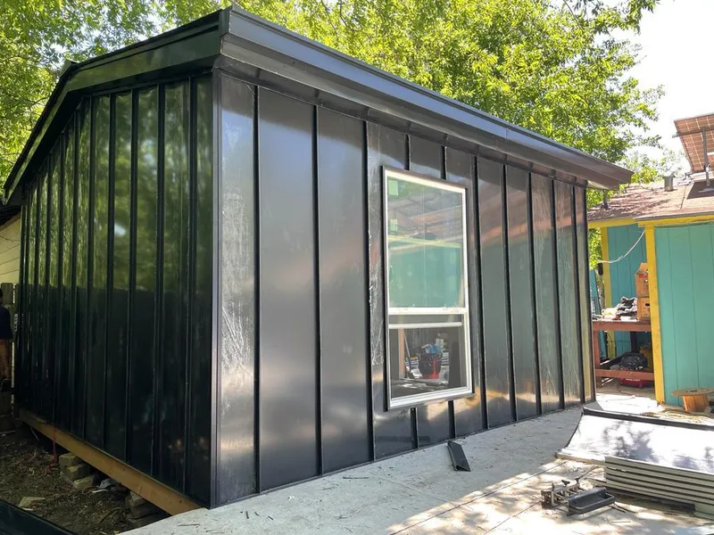 Black standing seam metal wall panels for Roof Inspection in South Plainfield