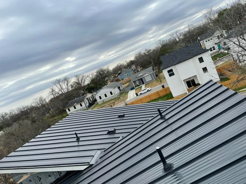 Standing seam metal roof panels with vents for Skylight Repair in South Plainfield